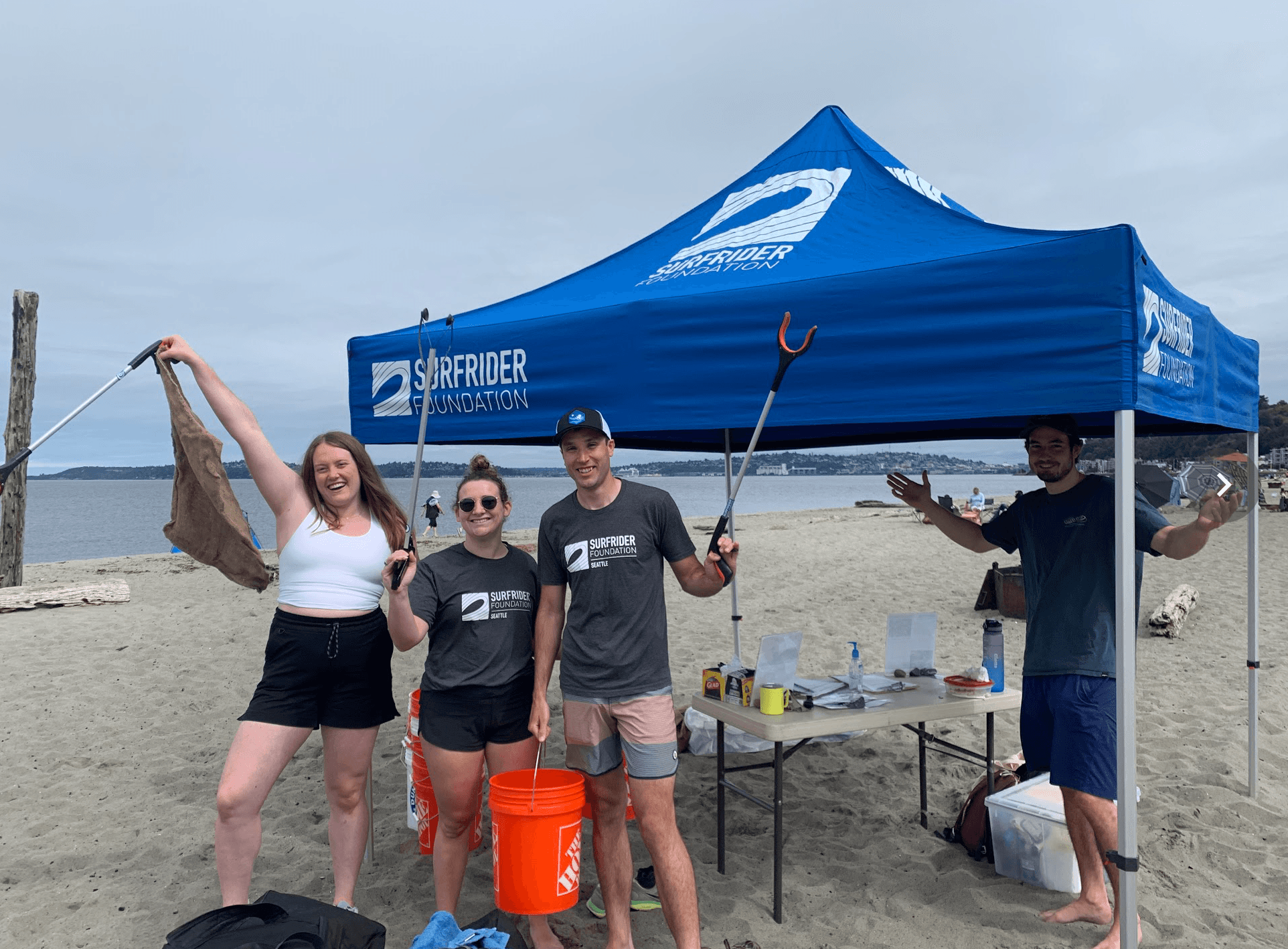 Surfrider Puget Sound – Alki Beach Monthly Cleanup